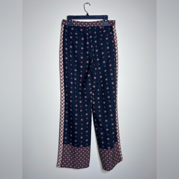 Zara Contrasting Multicolored Floral Print Trousers Pants  Boho Medium - Picture 7 of 14